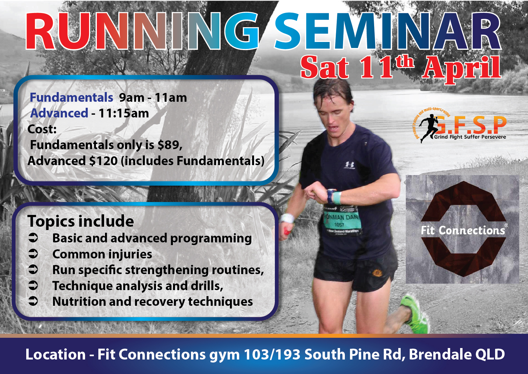 Running Seminar – Advanced 11 April